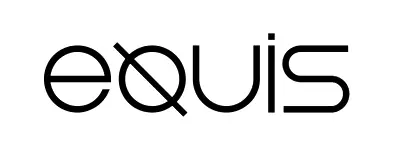 Logo de Equis, marca disponible en Óptica Vital