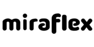 Logo de Miraflex, marca disponible en Óptica Vital